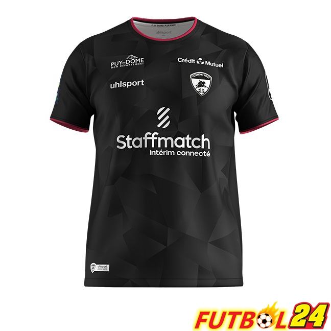 Camisetas De Futbol Clermont Foot 63 Tercera Negro 2023/2024