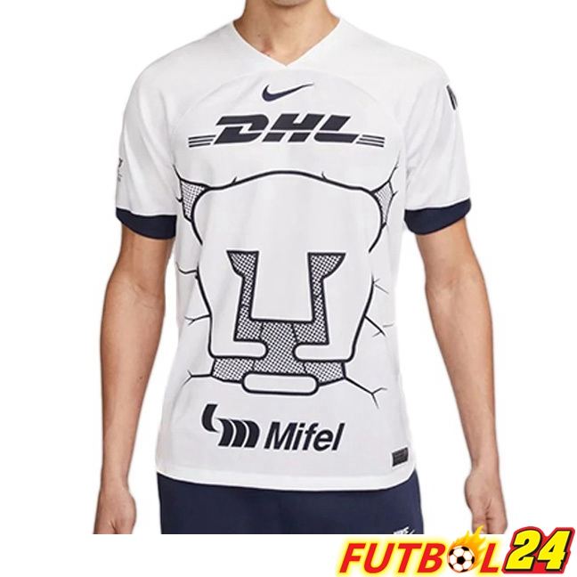 Camisetas De Futbol Pumas UNAM Primera Blanco 2023/2024