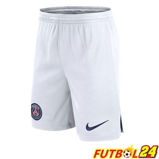 Cortos De Futbol Paris PSG Segunda Blanco 2023/2024