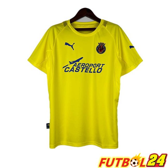 Camisetas De Futbol Villarreal Retro Primera Amarillo 2005-2006