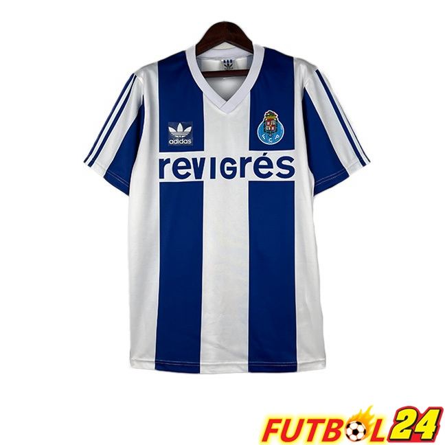 Camisetas De Futbol FC Porto Retro Primera Azul Blanco 1990-1993