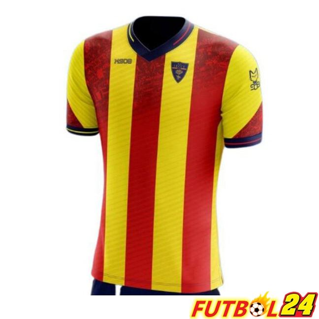 Camisetas De Futbol Lecce Primera Rojo Amarillo 2023/2024