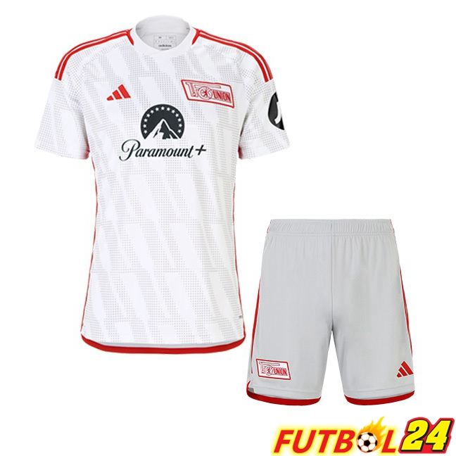Camisetas De Futbol FC Union Berlin Ninos Segunda Blanco 2023/2024