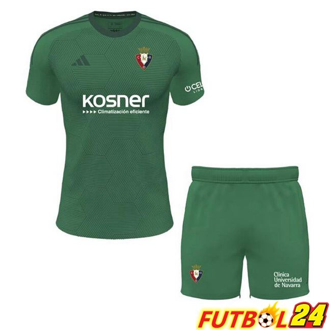 Camisetas De Futbol CA Osasuna Ninos Tercera Verde 2023/2024