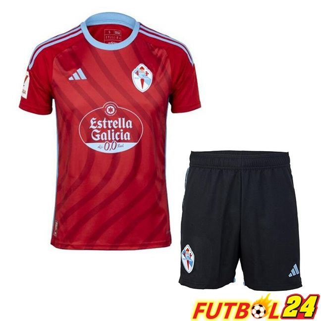Camisetas De Futbol Celta Vigo Ninos Segunda Rojo 2023/2024