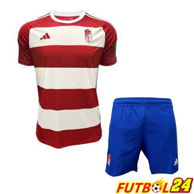Camisetas De Futbol Granada CF Ninos Primera Rojo 2023/2024