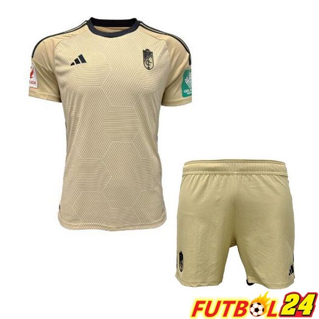 Camisetas De Futbol Granada CF Ninos Tercera Amarillo 2023/2024