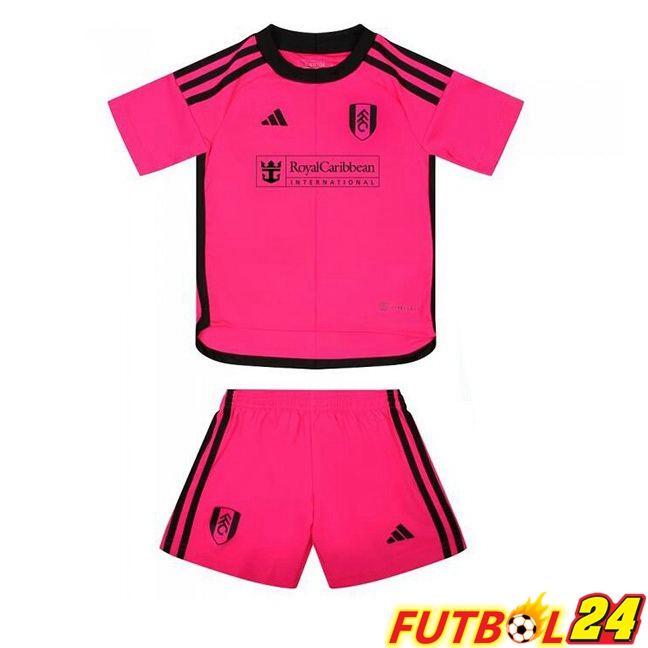 Camisetas De Futbol Fulham FC Ninos Segunda Rosado 2023/2024