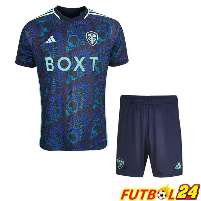 Camisetas De Futbol Leeds United Ninos Segunda Azul 2023/2024