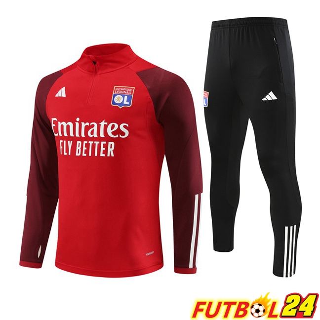 Chandal Equipos De Futbol Lyon OL Rojo 2023/2024