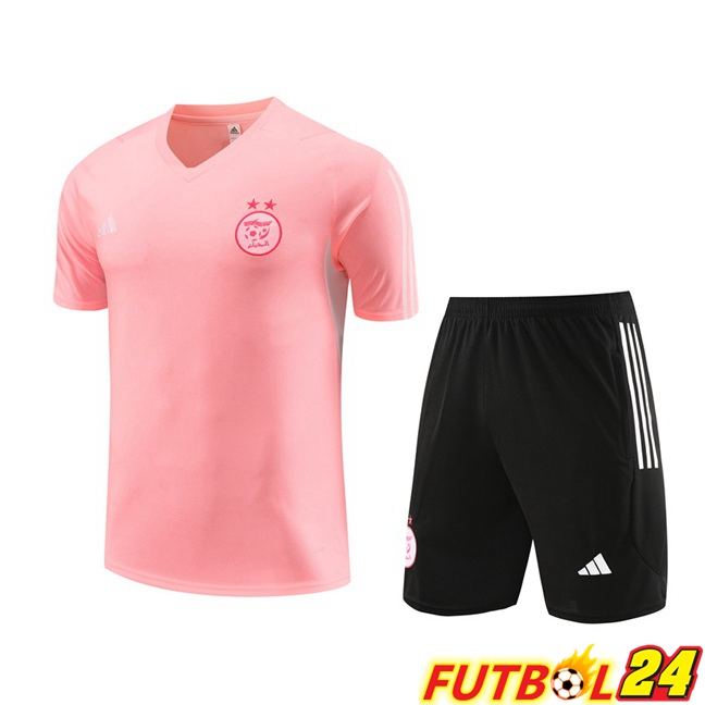 Camiseta Entrenamiento Argelia + Cortos Rosado 2023/2024