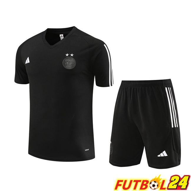 Camiseta Entrenamiento Argelia + Cortos Negro 2023/2024