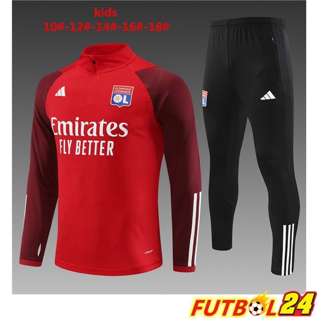 Chandal Equipos De Futbol Lyon OL Ninos Rojo 2023/2024