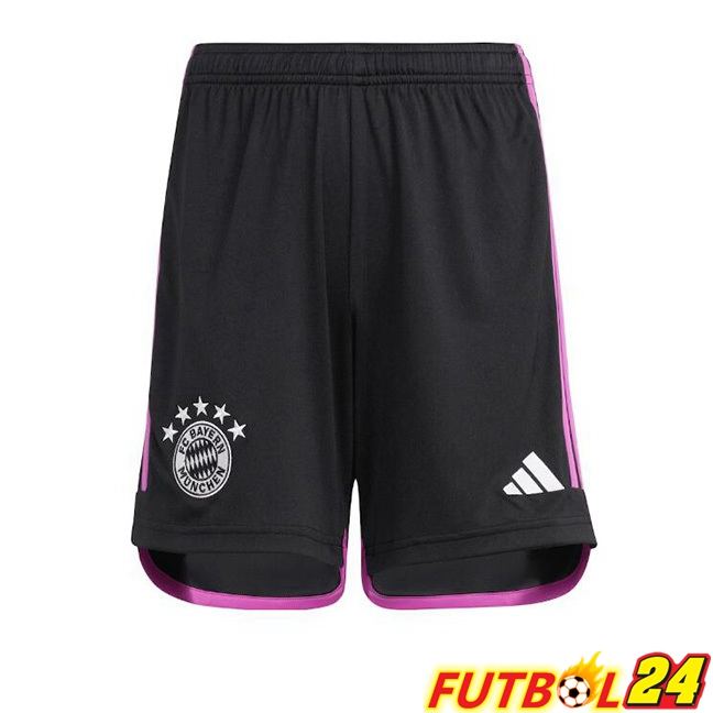 Cortos De Futbol Bayern Munich Segunda Negro 2023/2024