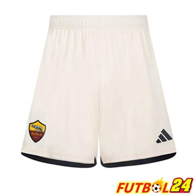 Cortos De Futbol AS Roma Segunda Amarillo 2023/2024