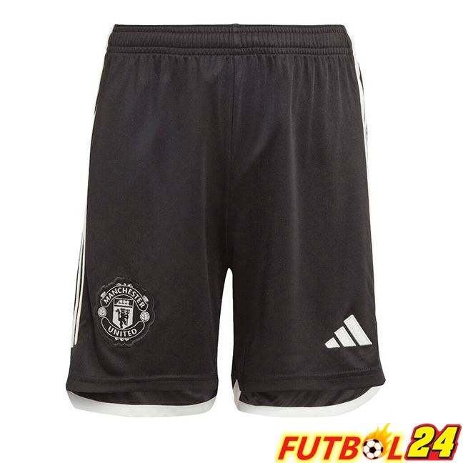 Cortos De Futbol Manchester United Segunda Negro 2023/2024