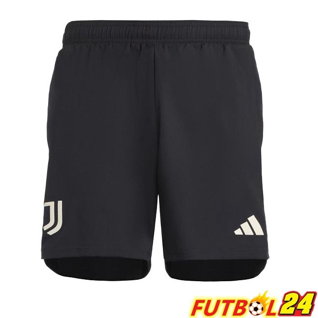 Cortos De Futbol Juventus Tercera Negro 2023/2024