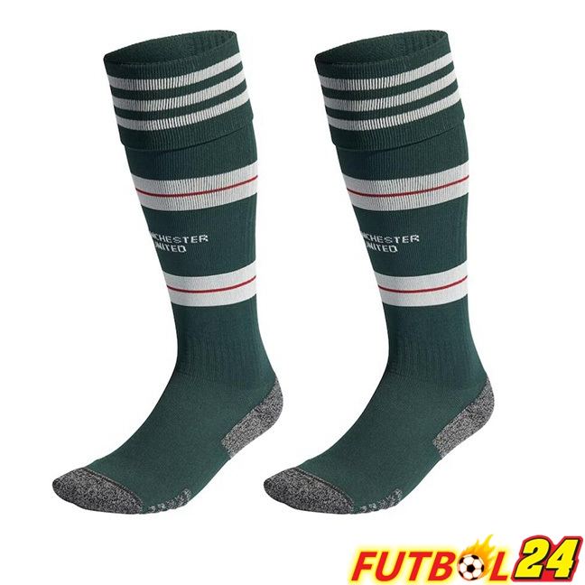 Calcetines De Futbol Manchester United Segunda Verde 2023/2024