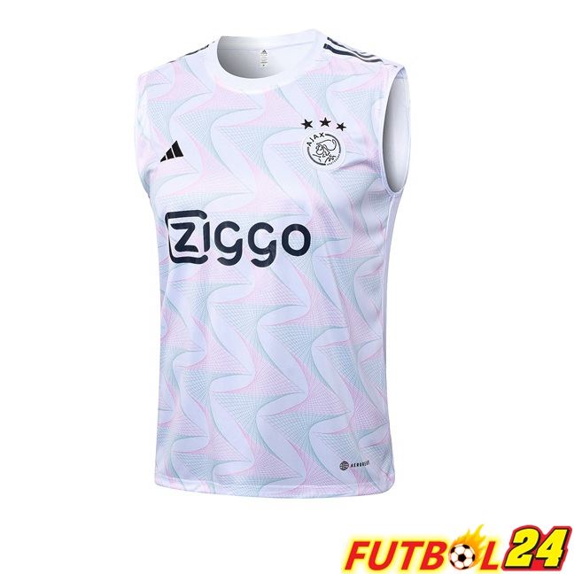 Chaleco De Futbol AFC Ajax Blanco 2023/2024