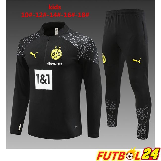Chandal Equipos De Futbol Dortmund BVB Ninos Negro 2023/2024