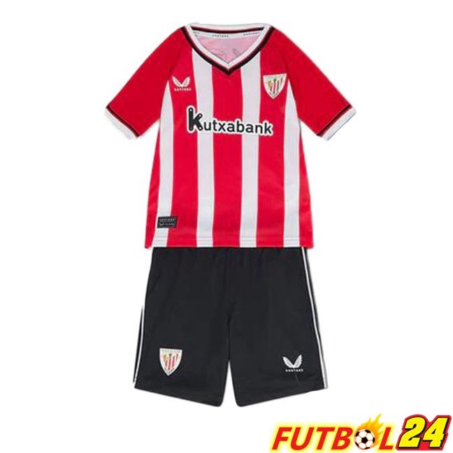 Camisetas De Futbol Athletic Bilbao Ninos Primera Rojo 2023/2024