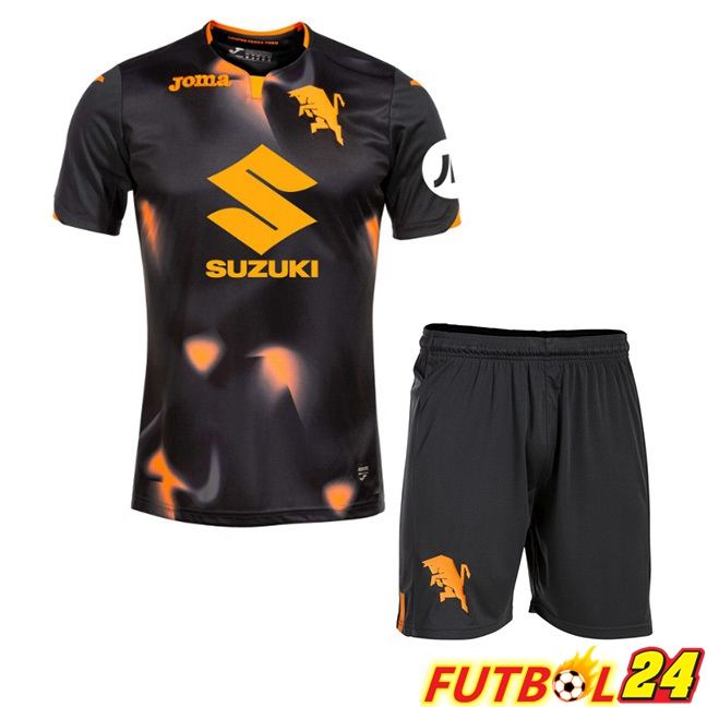 Camisetas De Futbol Torino FC Ninos Tercera Negro 2023/2024