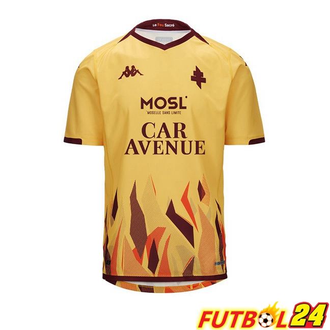 Camisetas De Futbol FC Metz Segunda Amarillo 2023/2024