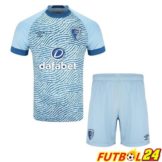 Camisetas De Futbol AFC Bournemouth Ninos Segunda Azul 2023/2024