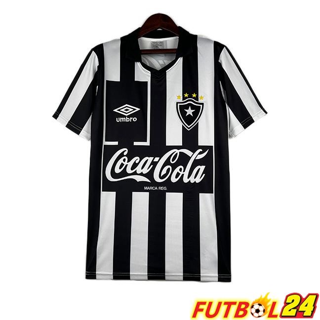 Camisetas De Futbol Botafogo Retro Primera Negro Blanco 1992