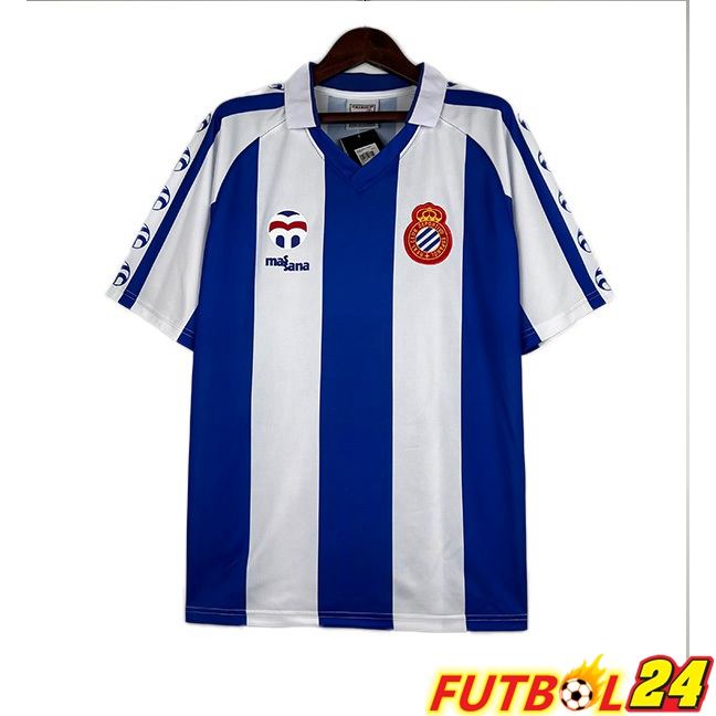 Camisetas De Futbol RCD Espanyol Retro Primera Azul 1984-1989