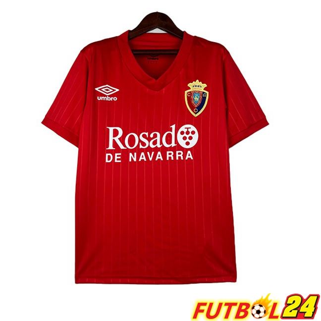 Camisetas De Futbol CA Osasuna Retro Primera Rojo 1987-1988