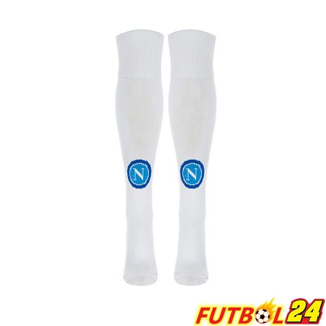 Calcetines De Futbol SSC Napoli Segunda Blanco 2023/2024