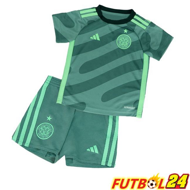 Camisetas De Futbol Celtic FC Ninos Tercera Verde 2023/2024