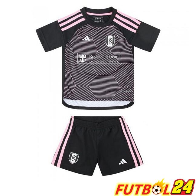 Camisetas De Futbol Fulham FC Ninos Tercera Negro 2023/2024