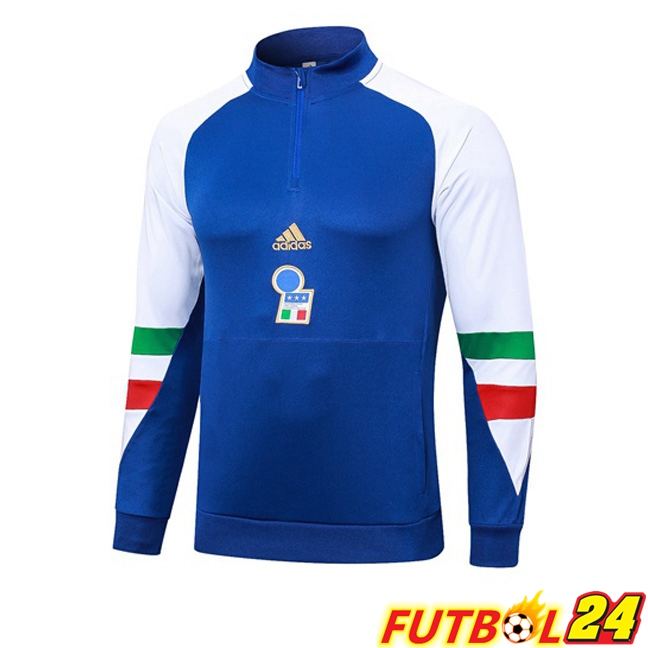 Sudadera De Entrenamiento Italia Azul 2023/2024