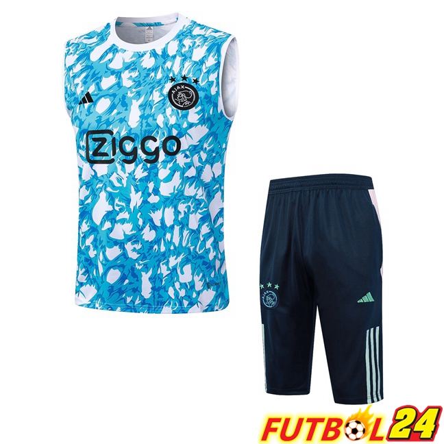 Chaleco De Futbol AFC Ajax + Cortos Azul 2023/2024