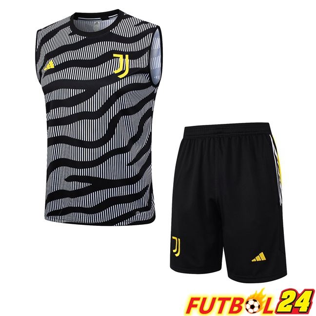 Chaleco De Futbol Juventus + Cortos Gris 2023/2024