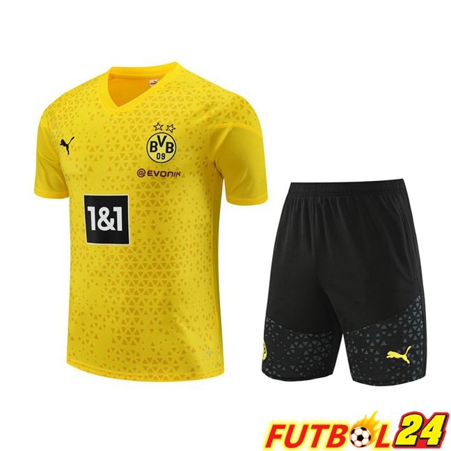 Camiseta Entrenamiento Dortmund BVB + Cortos Amarillo 2023/2024