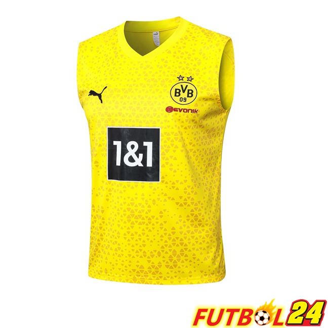 Chaleco De Futbol Dortmund BVB Amarillo 2023/2024