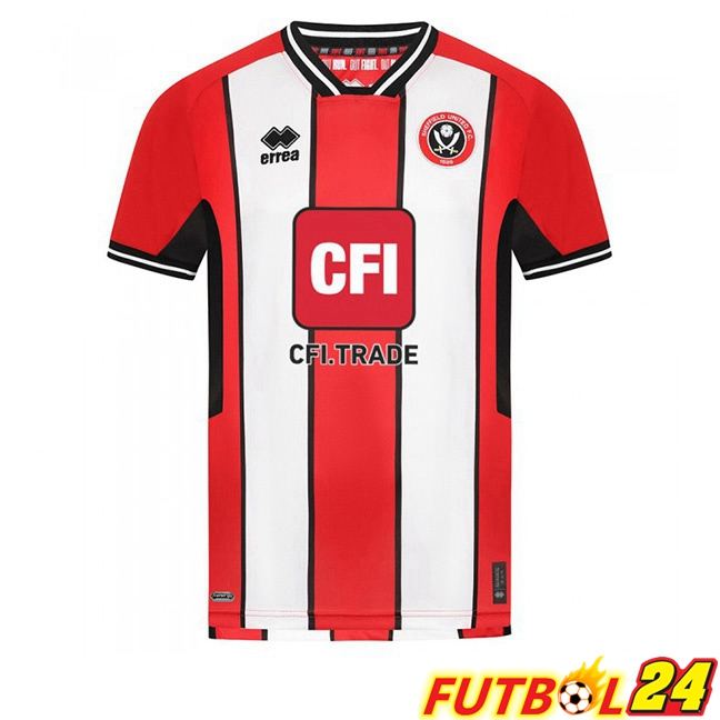 Camisetas De Futbol Sheffield United Primera Rojo Blanco 2023/2024