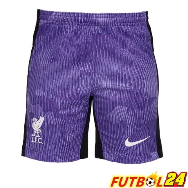 Cortos De Futbol FC Liverpool Tercera Púrpura 2023/2024
