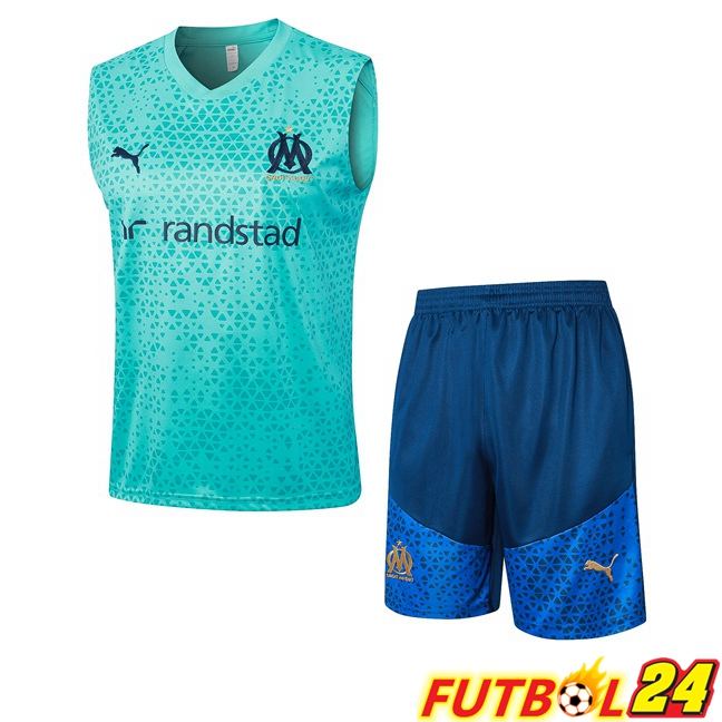 Chaleco De Futbol Marsella OM + Cortos Azul 2023/2024