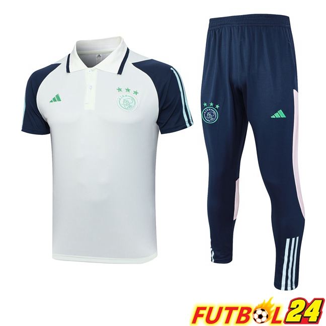 Camiseta Polo AFC Ajax + Pantalones Verde 2023/2024