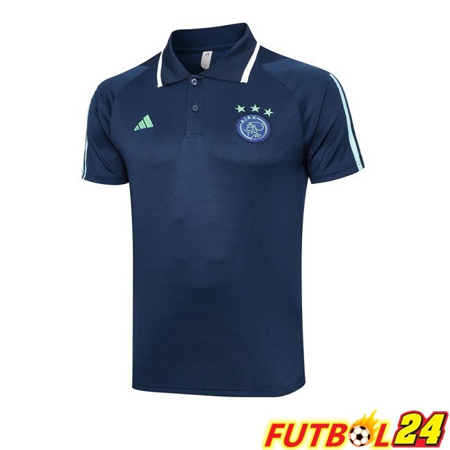 Camiseta Polo AFC Ajax Azul Real 2023/2024