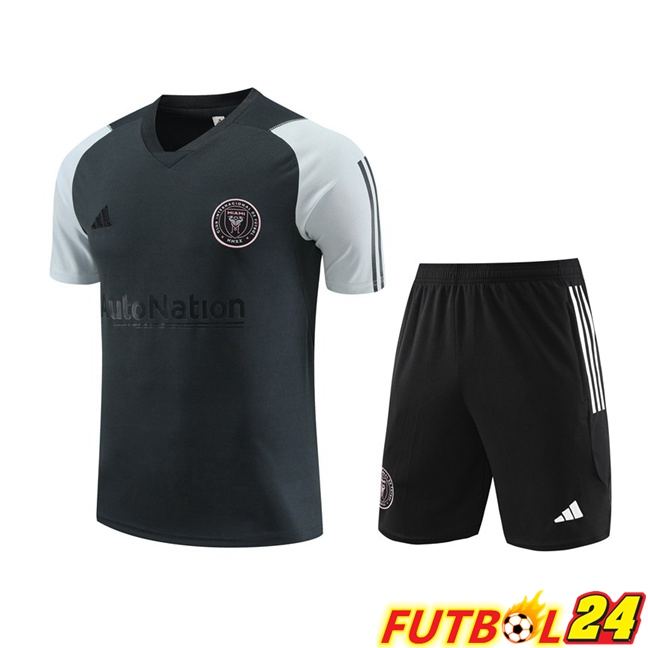 Camiseta Entrenamiento Inter Miami CF + Cortos Gris 2023/2024