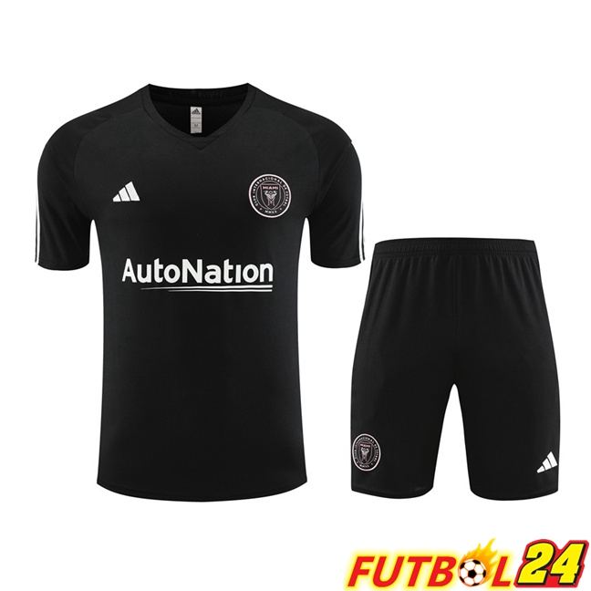 Camiseta Entrenamiento Inter Miami CF + Cortos Negro 2023/2024