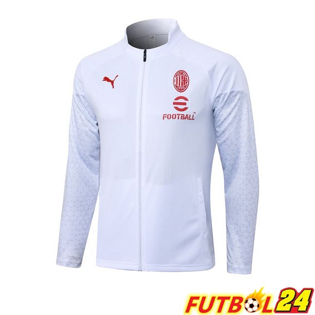 Chaquetas Futbol AC Milan Blanco 2023/2024