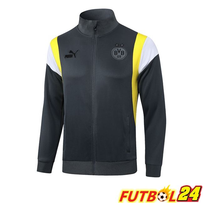 Chaquetas Futbol Dortmund BVB Gris 2023/2024