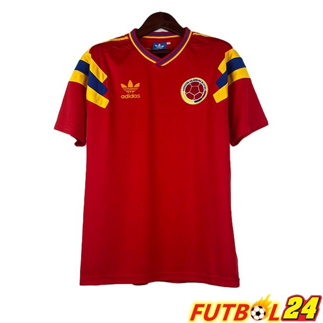 Camisetas De Futbol Colombia Retro Segunda Rojo 1990