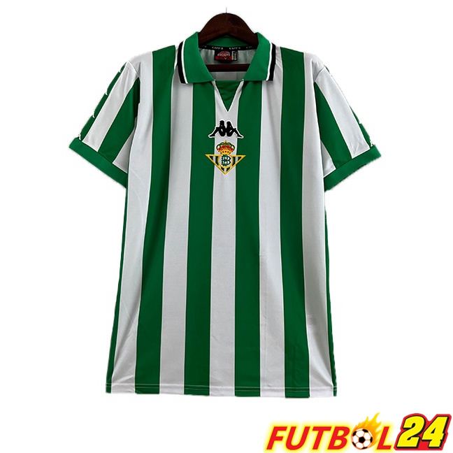 Camisetas De Futbol Real Betis Retro Primera Blanco Verde 1993-1994